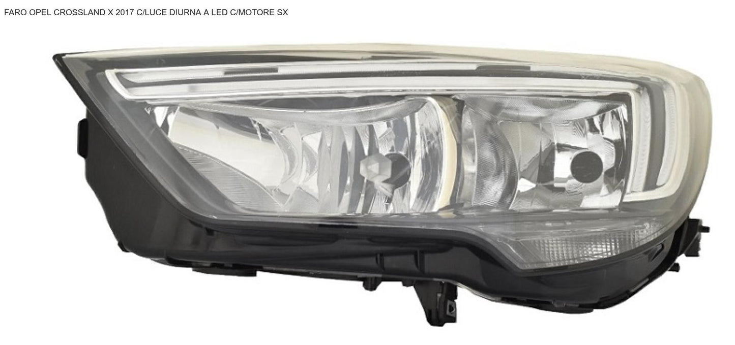 FARO SX CON DRL LED CON MOTOR ELET OPEL CROSSLAND X 01/17>