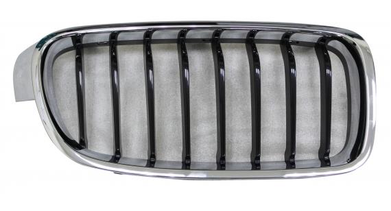 GRIGLIA ANTERIORE DX CROM-NERA BMW SERIE 3 F30 06/11> SPORT