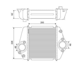 INTERCOOLER MAZDA 6 CX7
