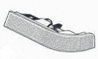 GRUPPO OTTICO ANTERIORE DX BIANCO RENAULT SUPERCINQUE 01/85>05/90