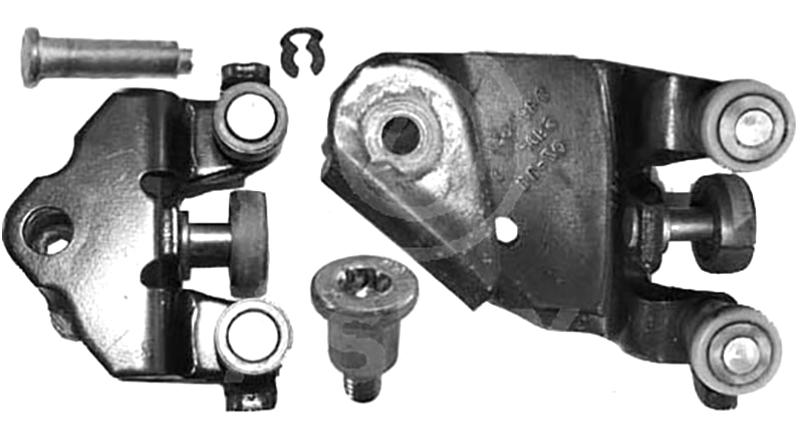 KIT RULLO INF PORTA LAT SX SCORREV REN KANGOO 09/07>