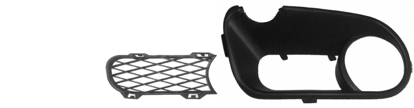 GRIGLIA SPOILER PARAURTI ANTERIORE SX C/FENDI VW TOUAREG 01/02>12/06