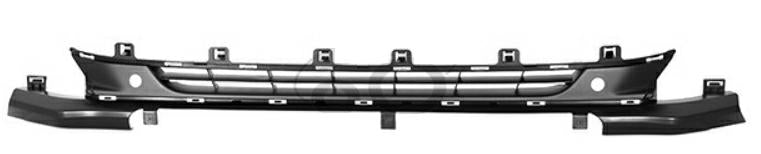 GRIGLIA PARAURTI ANTERIORE INF C/SENS PEUGEOT 208 06/15>