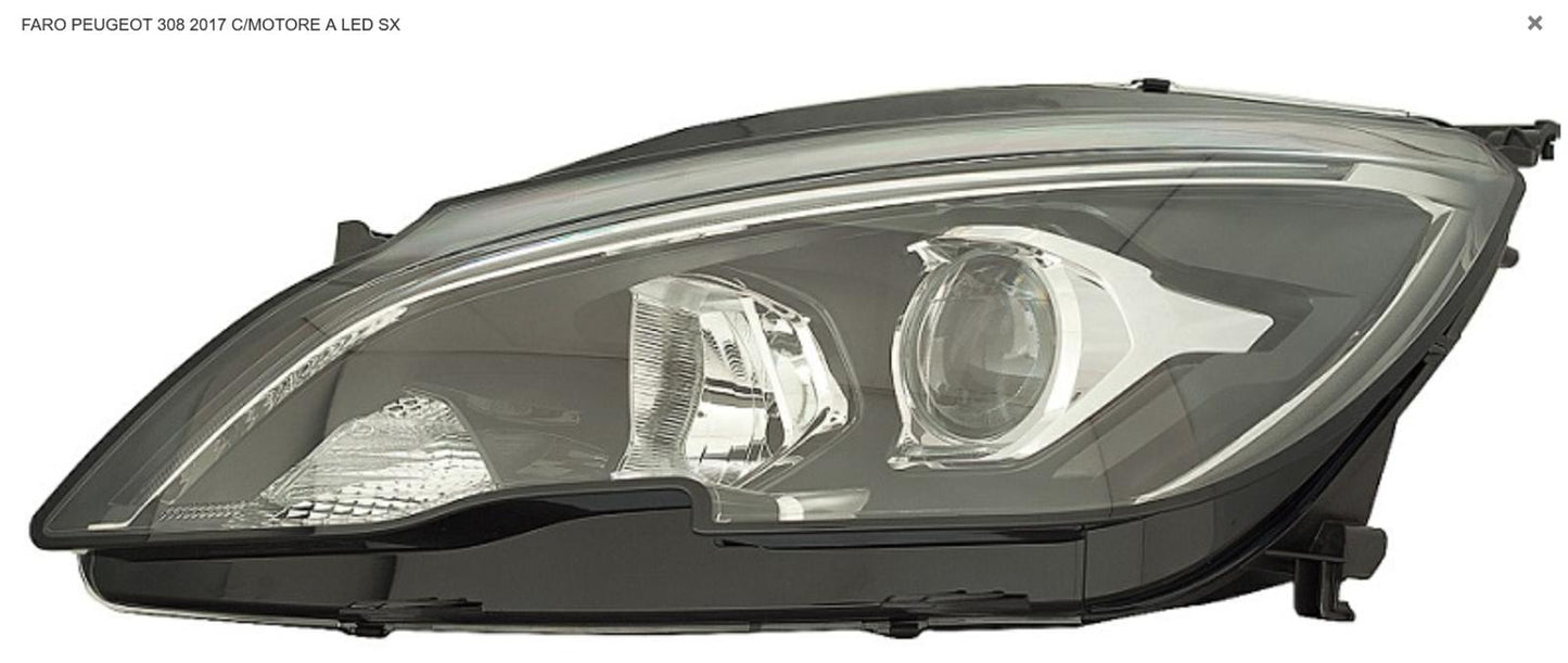 FARO SX H7 CON LUCE DIURNA A LED PEUGEOT 308 10/17>