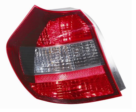 GRUPPO OTTICO POSTERIORE SX FUME'ROSSO BMW SERIE 1 87 08/04>04/07