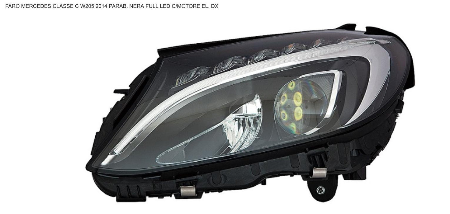 FARO DX FULL LED CON MOTOR ELETT MERCED CLASSE C W205 12/13>P.NERA