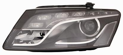 FARO DX XENO A LED CON MOTOR ELETT AUDI Q5 04/08> PARAB NERA