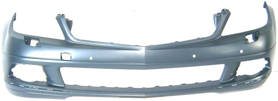 PARAURTI ANTERIORE PRIMER C/SENS+LAVAFARI MERC CLASSE C W204 01/10>12/10 EL/AV