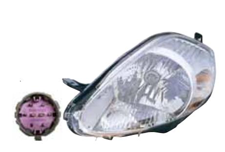 FARO SX H4 CON MOTOR EL FIAT GRANDE PUNTO 06/08>PARAB CROM