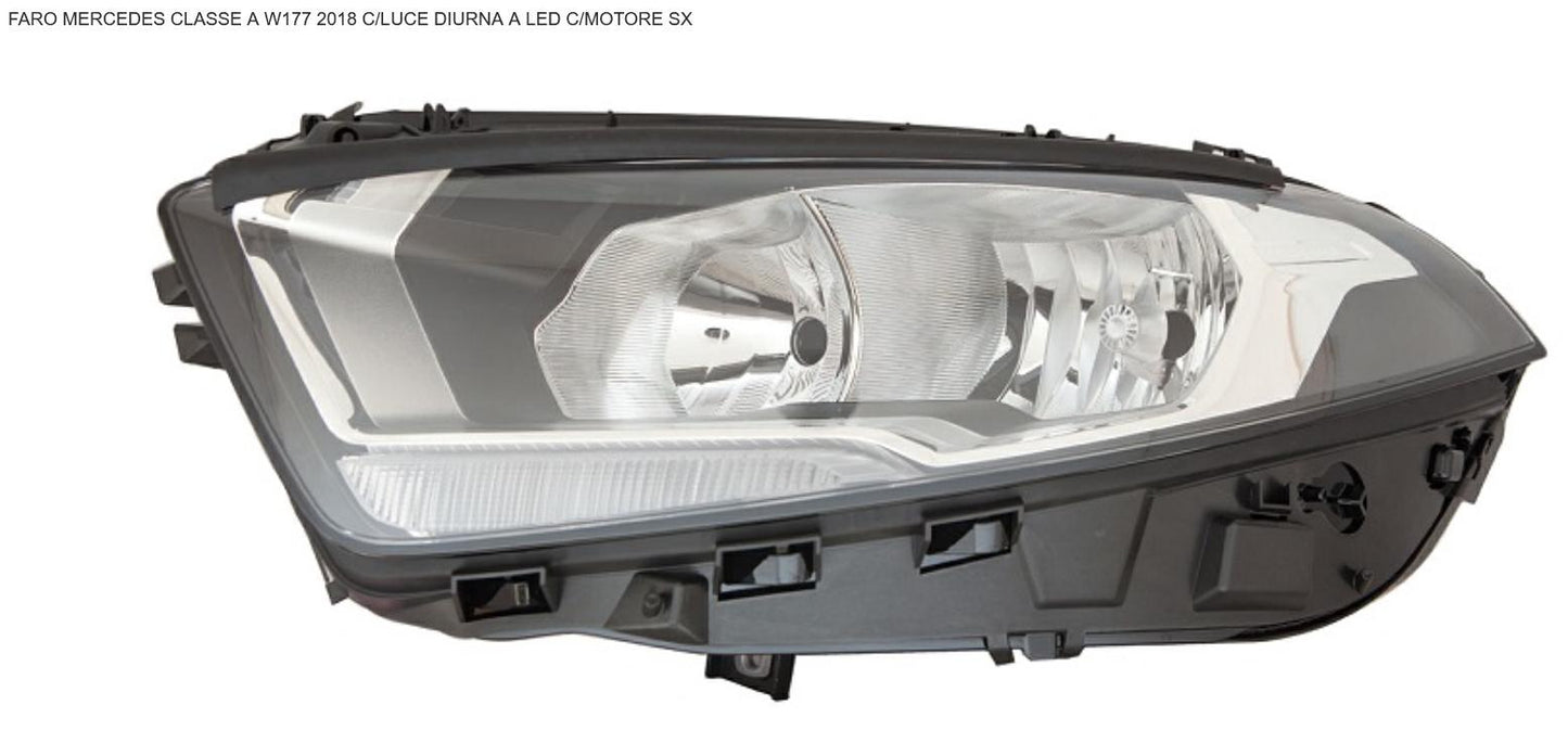 FARO SX CON MOT ELETT CON LUCE DIURN A LED MER CLASSE A W177 08/18>