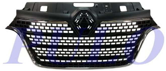 GRIGLIA C/MODANATURE NERE E CROMO RENAUL MASTER 01/20>