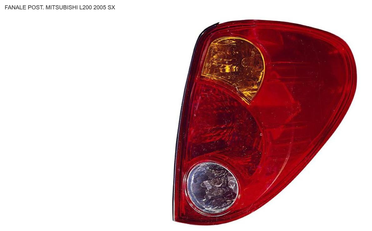 FANALE POSTERIORE SX ROSSO MITSUB L200 02/05>