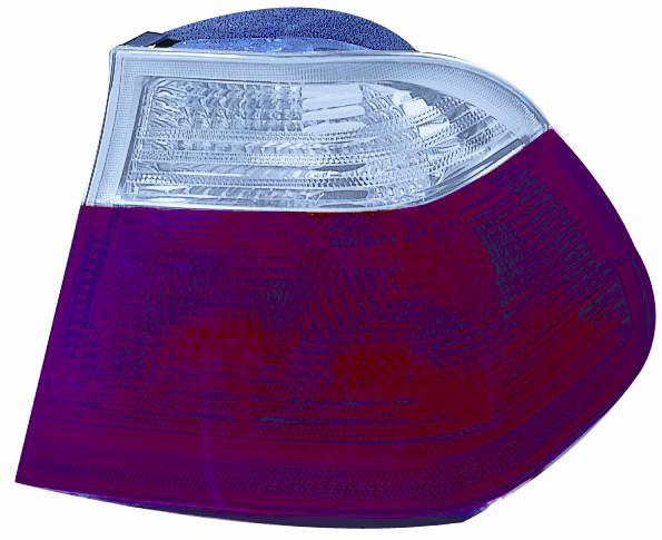 GRUPPO OTTICO POSTERIORE SX ESTERNO BIANCO ROSSO BMW SERIE 3 E46 05/98>08/01