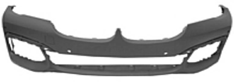 PARAURTI ANTERIORE PRIMER C/SENS+RIL PEDONE BMW SERIE 7 G11-G12 01/15>M-TECH
