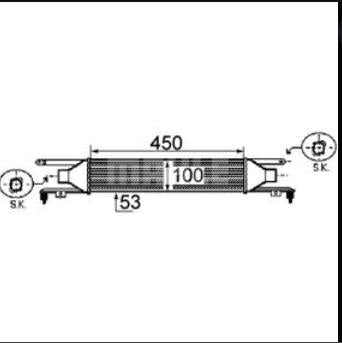 INTERCOOLER OPEL CORSA D