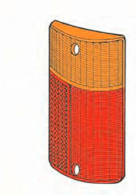 LENTE POSTERIORE DX FIAT 126 BIS