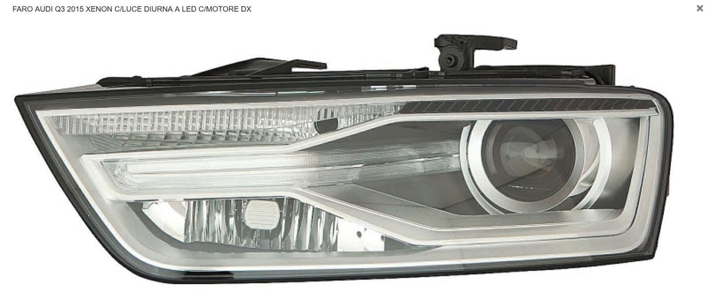 FARO DX XENON CON LUCE DIURNA A LED AUDI Q3 01/15>