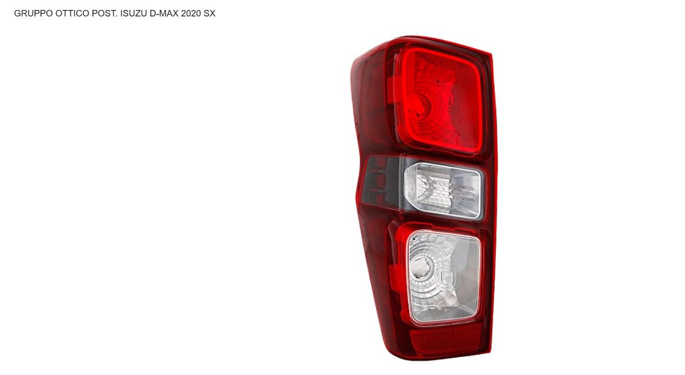 GRUPPO OTTICO POSTERIORE SX ISUZU D-MAX 01/20>