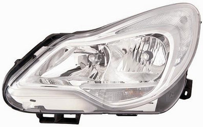 FARO SX H7-H1 CON MOT EL OPEL CORSA D 03/11> PARAB CROMATA