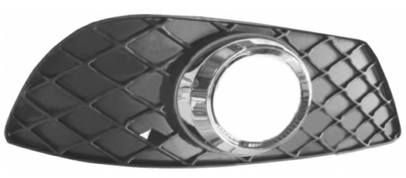 GRIGLIA PARAURTI ANTERIORE DX C/FEND+CORNICE CROMO MERCED CLASSE C W204 01/11