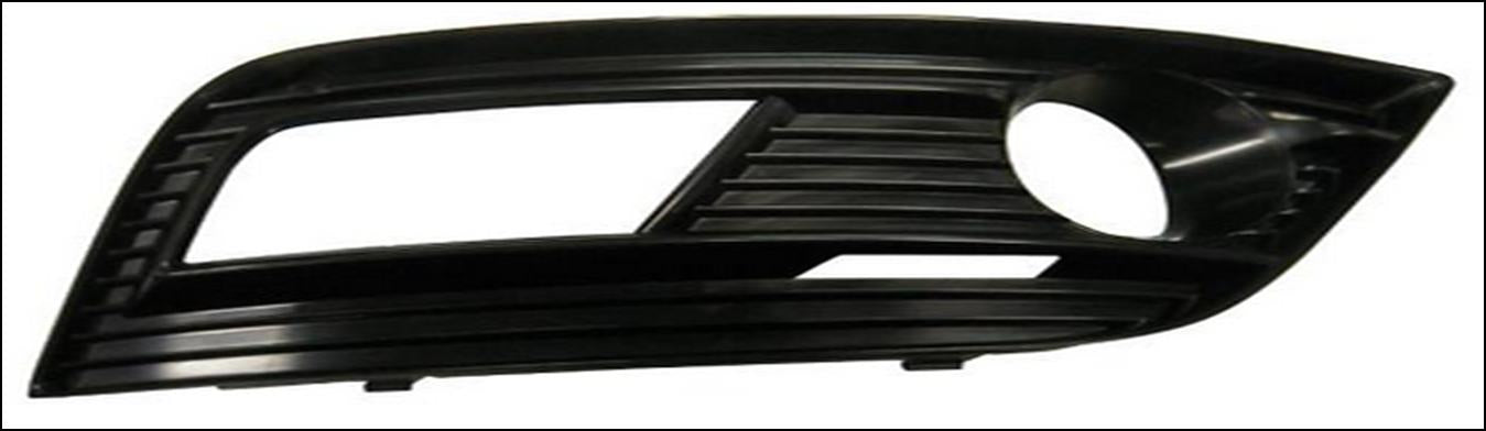 GRIGLIA PARAURTI ANTERIORE DX C/FEND+CRUISE CONTROL AUDI A4 12/11>