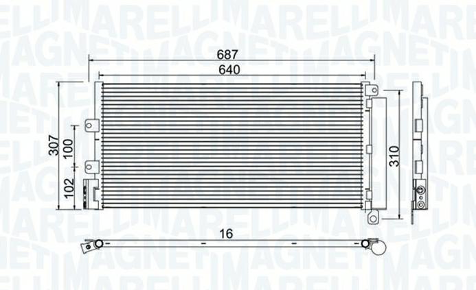 CONDENSATORE FIAT LINEA323
