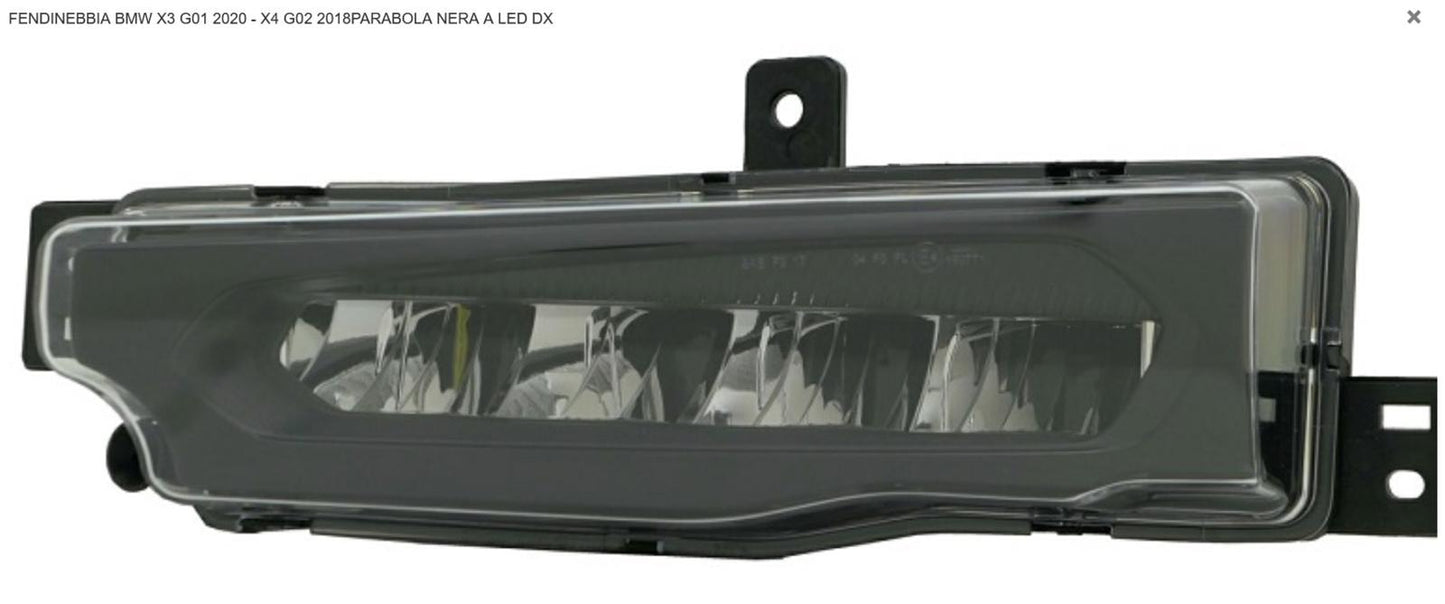 FENDINEBBIA DX A LED BMW X3 G01 01/18>/BMW X4 G02 04/18>
