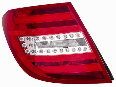GRUPPO OTTICO POSTERIORE SX BIANCO ROSSO A LED MERCED CLASSE C W204 SW 01/11>