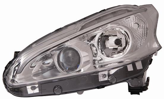 FARO DX 2H7 CON LENTE+LED CON MOTOR ELETT PEUGEOT 208 01/12>