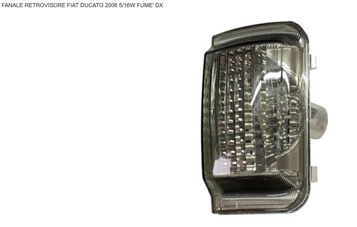 FANALE RETROV DX FIAT DUCATO-CITR JUMPER-PEUG BOXER 06> FUME'