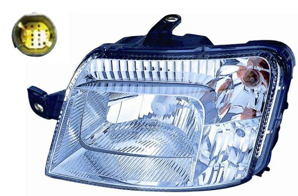 FARO SX H4 PREDISPOSTO REGOLAZIONE ELETT FIAT PANDA 08/03>08/09 SPI BIAN 7 PIN