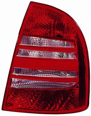 GRUPPO OTTICO POSTERIORE SX BIANCO ROSSO SKODA SUPERB 01/02>07/06