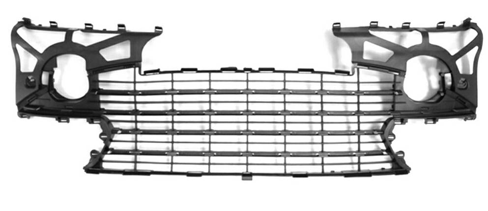 GRIGLIA PARAURTI ANTERIORE C/LE C/FORI CROMAT PEUGEOT 307 09/05>07/07