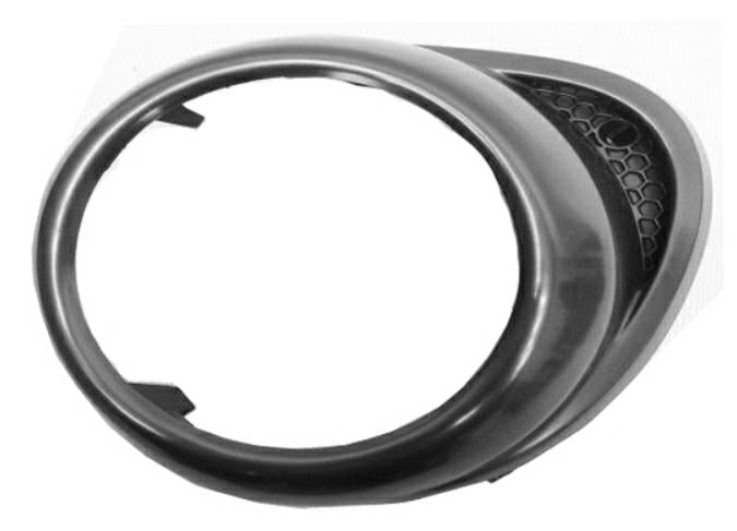 GRIGLIA PARAURTI ANTERIORE SX NERO LUCIDO OPEL ADAM 03/13>