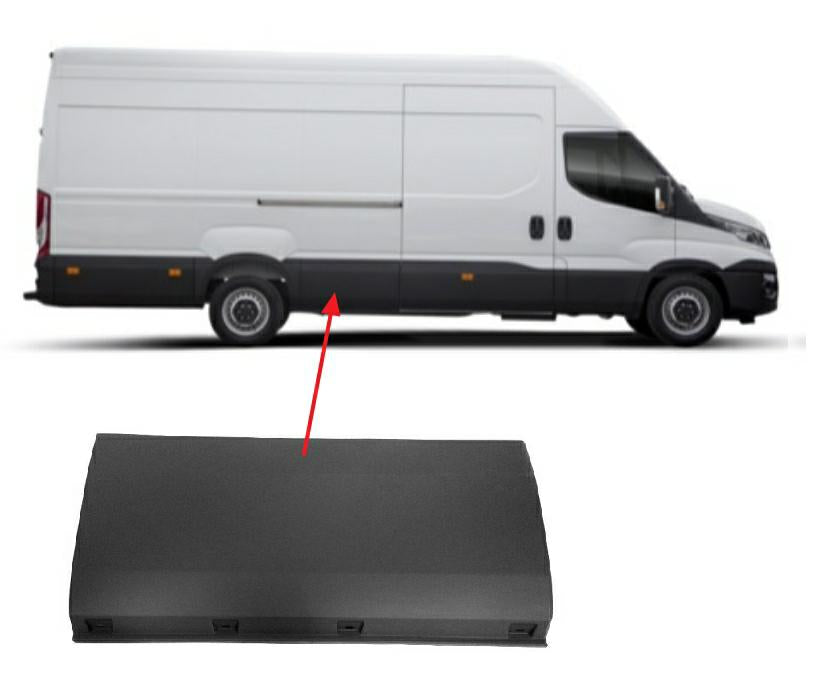 MODANATURE LAT DX PARTE ANTERIORE GIROPARAF POSTERIORE IVECO DAILY 06/14>