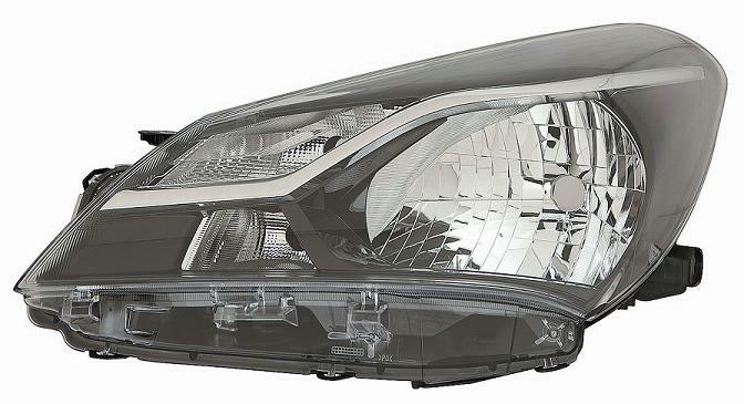 FARO DX H4 PREDISPOSTO REGOLAZIONE EL TOYOTA YARIS 04/17>PAR NERA