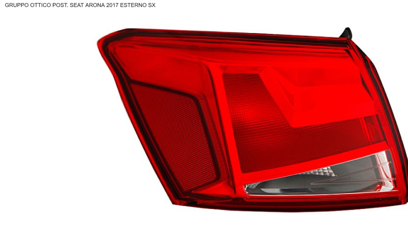 GRUPPO OTTICO POSTERIORE SX ESTERNO SEAT ARONA 07/17>