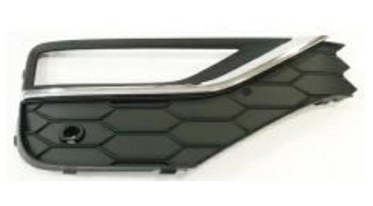 GRIGLIA PARAURTI ANTERIORE DX C/FEND+SENS+MODANATURE CROMO VW AMAROK 11/16>