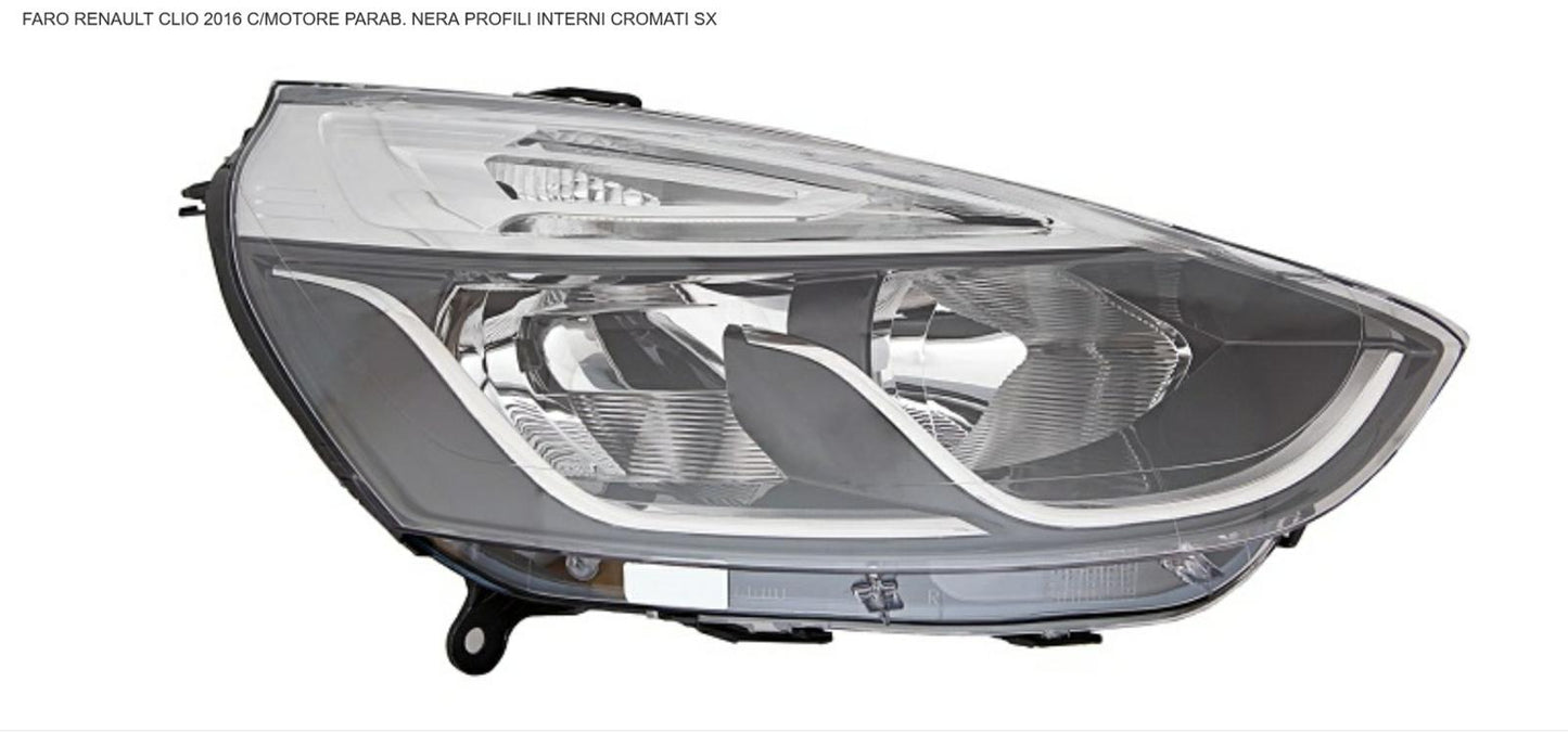FARO SX H7-H1 CON MOTOR EL RENAULT CLIO 01/16> PARAB NERA