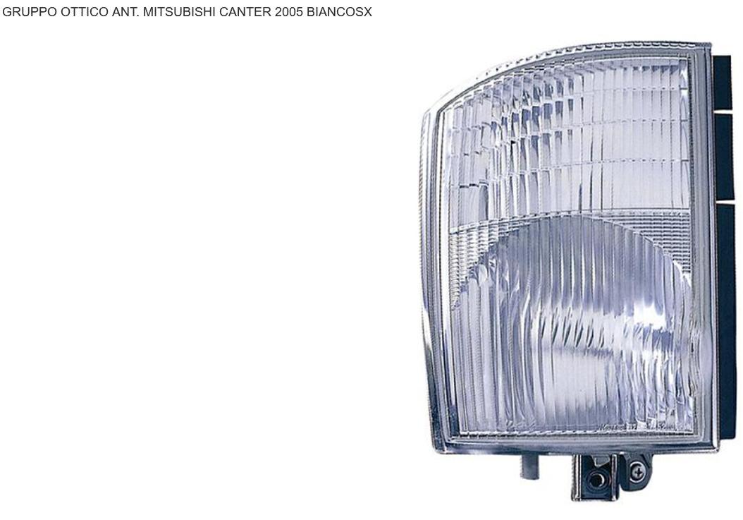 GRUPPO OTTICO ANTERIORE SX BIANCO MITSUBISHI CANTER 01/05>