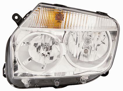 FARO DX H7-H1 PREDISPOSTO REGOLAZIONE ELETT DACIA DUSTER 01/10> PARAB CROM