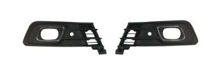 KIT GRIGLIE PARAURTI ANTERIORE C/FEN+SEN+CORN CROMO RENAULT CAPTUR 17>