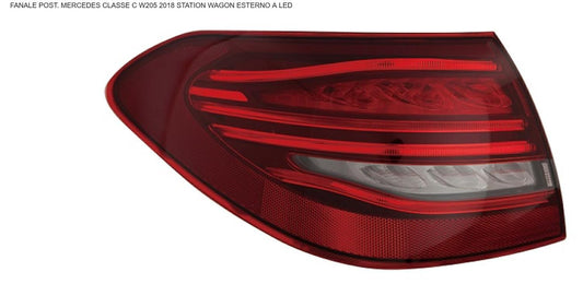 FANALE POSTERIORE DX ESTERNO MERCEDES CLASSE C W205 04/18> SW