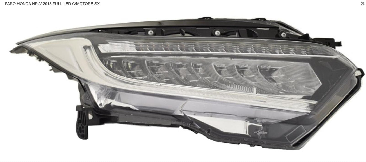 FARO SX FULL LED CON MOTOR ELETT HONDA HR-V 09/18>