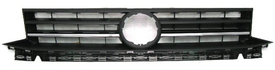 GRIGLIA NERA C/2 MODANATURE CROMO VW CADDY 01/15>