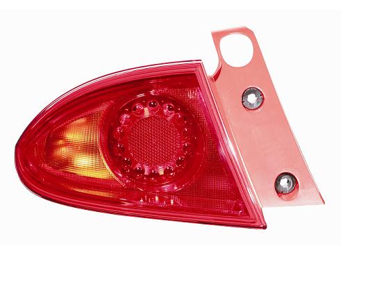GRUPPO OTTICO POSTERIORE SX ESTERNO ROSSO SEAT LEON 09/05>