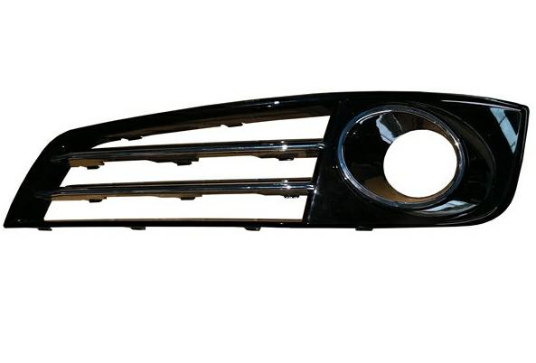 GRIGLIA PARAURTI ANTERIORE SX C/FEND+3 MODANATURE CROMO AUDI A8 07/10>01/14