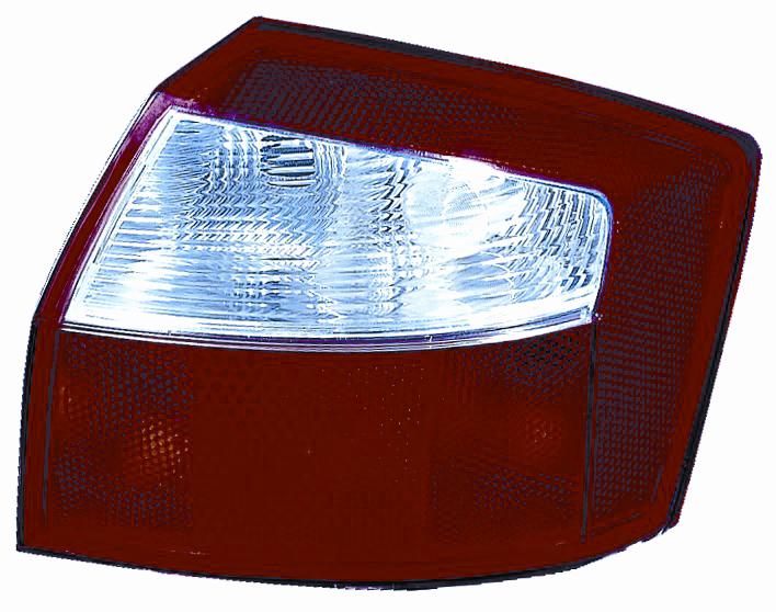 GRUPPO OTTICO POSTERIORE DX BIANCO ROSSO AUDI A4 10/00>09/04