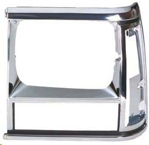 CERCHIO FARO SX NERO-CROMO JEEP CHEROKEE 01/91>12/96