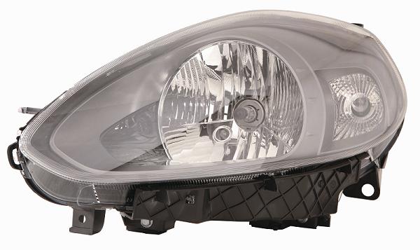 FARO DX H4 CON MOT EL FIAT PUNTO EVO 07/09> PARAB GRIGIO SCURO